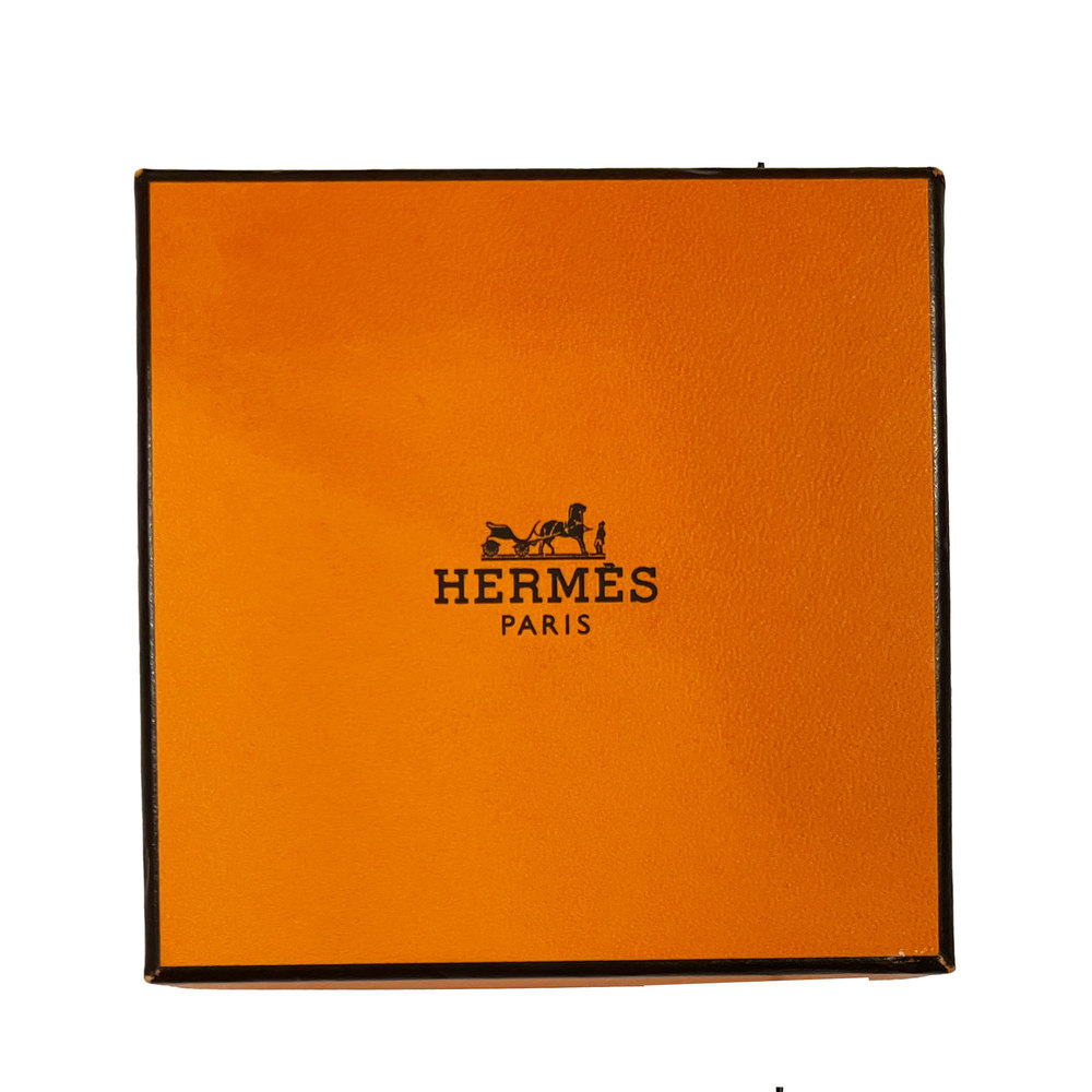 Hermès Etoupe Rouge H Swift Rivale Double Tour Bracelet GHW - Picture 4 of 4